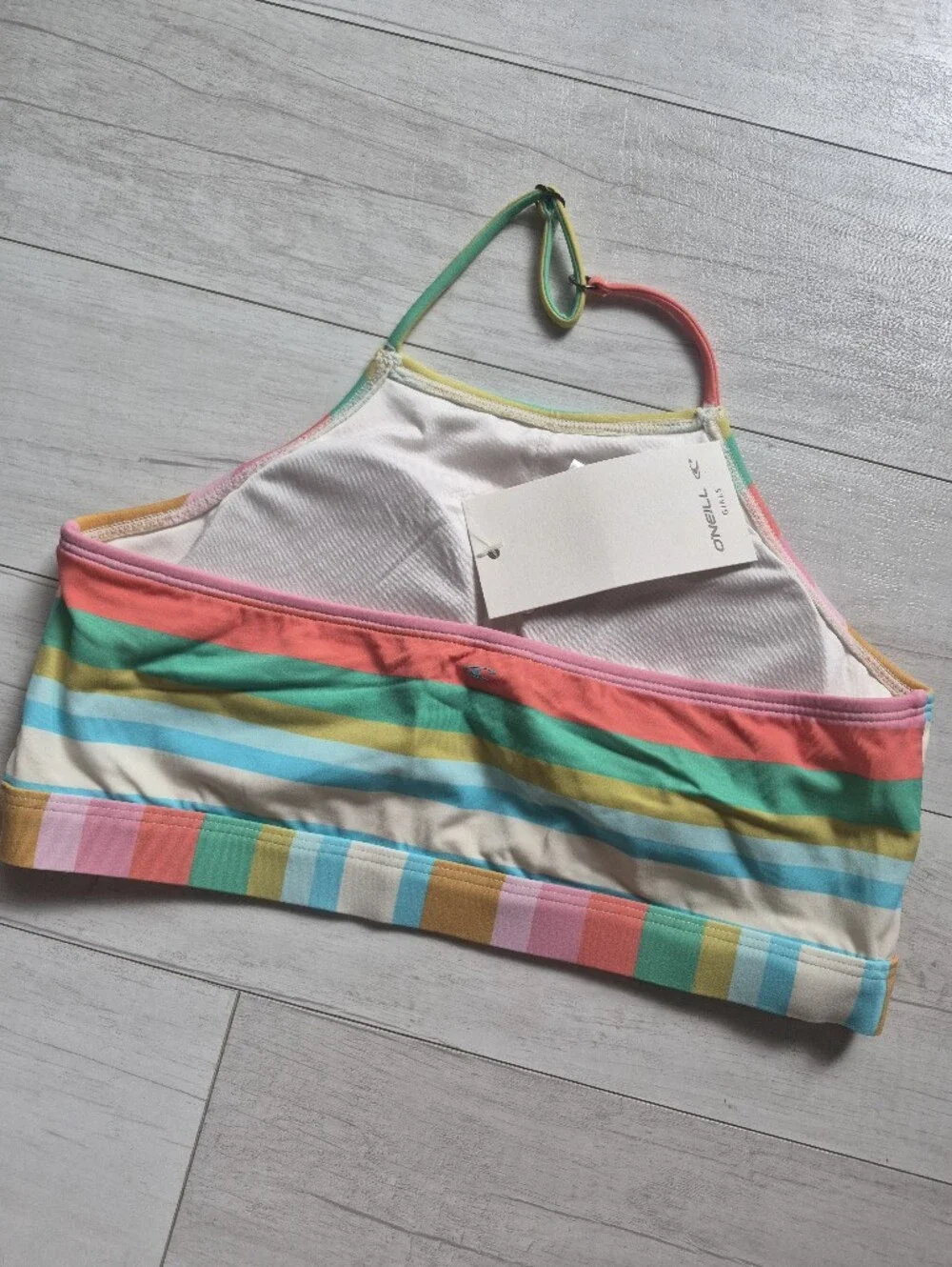 O'Neill NEW Girls Low Tide Peek a Boo Hi Neck Bikini Set